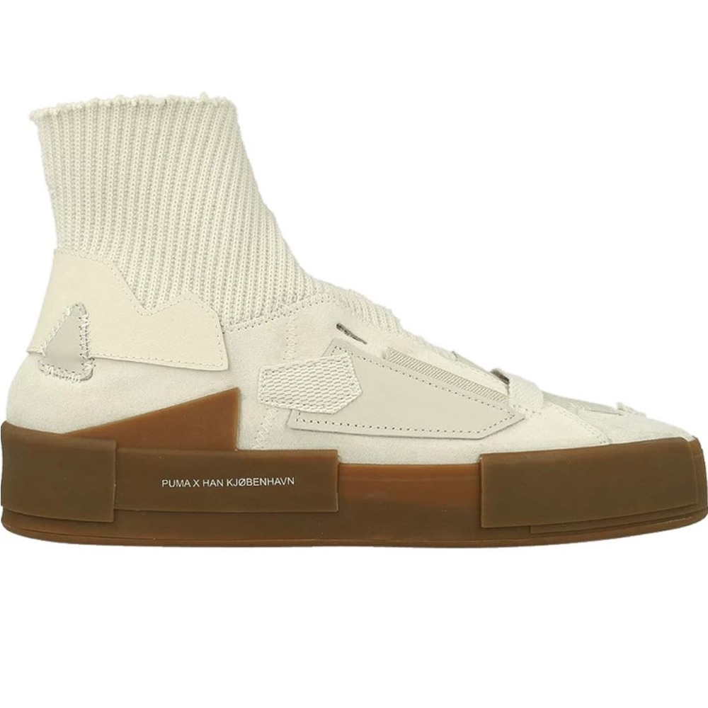 Puma x Han Kjøbenhavn Cream High-Top Sneakers